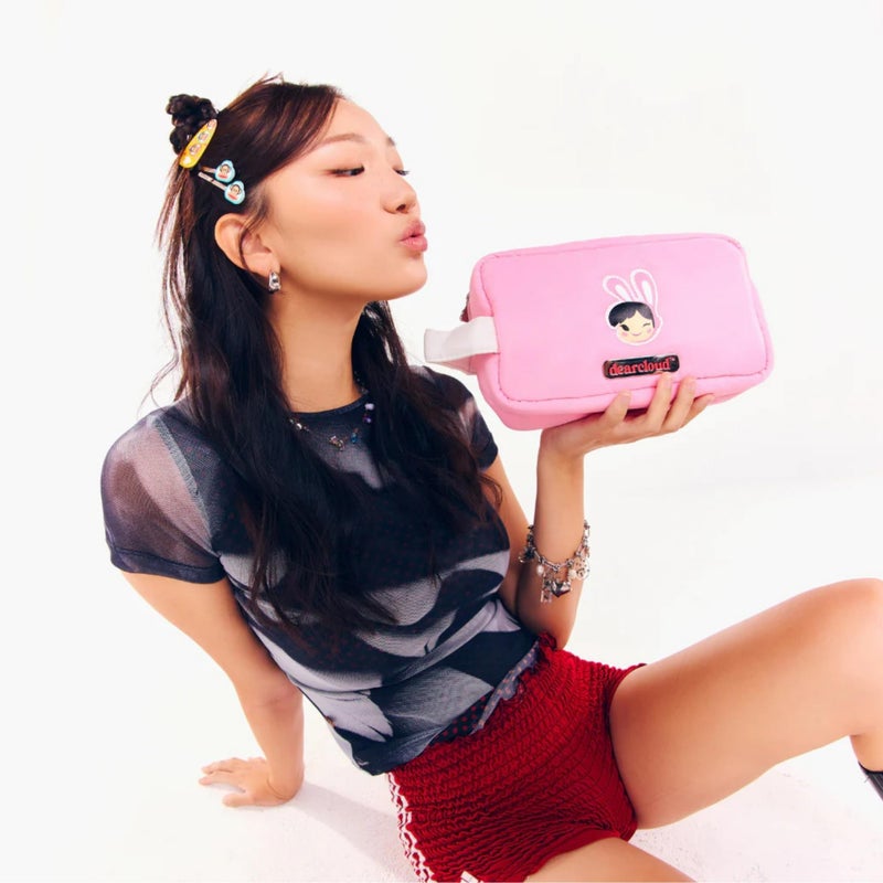 dearcloud Paul Frank Bunny Girl Cosmetics Bag - Lightweight Makeup Bag & Travel Organizer (Bunny Girl) - Image 3